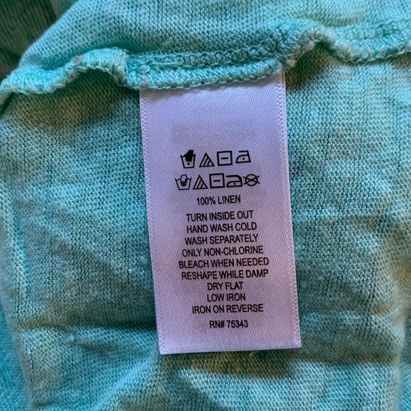 Tahari Linen Top - Picture 6 of 6